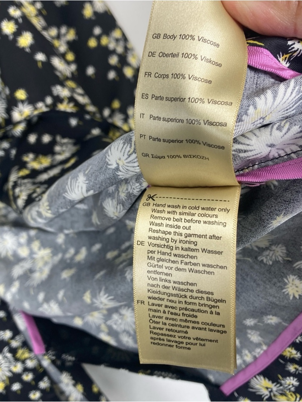 Scotch & Soda Amsterdam Jacket Womens Small Park In Bloom draped blazer belt - Picture 10 of 16